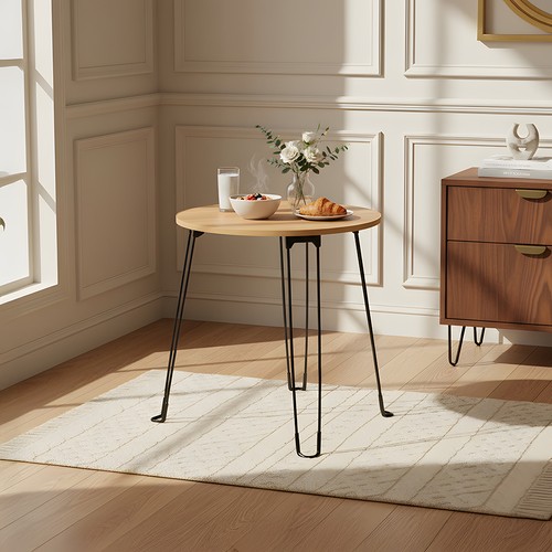 Folding round small table bed - small,