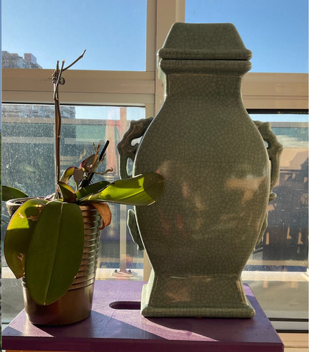 Modern chinese celadon crackle - modern,