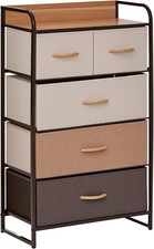 HOMCOM 5-Drawer Dresser Tower