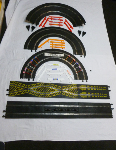 Scalextric vintage track - scalextric,
