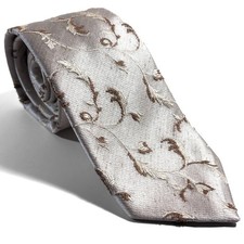 Champagne & Gold Floral Silk