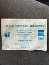 1986 world chess championship - 1986,