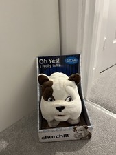 Churchill Talking Dog Soft Toy Plush Boxed Working
