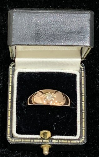 18ct rose gold 10pts - rose, .10pts