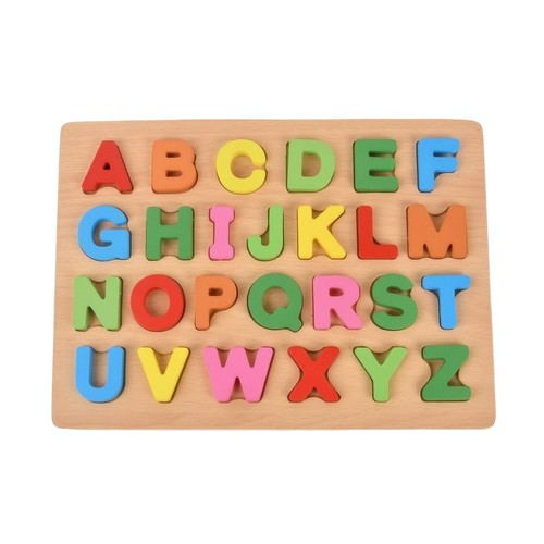 Wooden shape puzzle board - wooden,