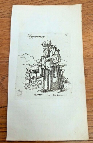 Original 1750 small - small, woodcut