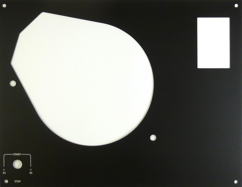Face plate for thorens sme - plate,