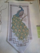 'Pretty As A Peacock' cross stitch chart(only)