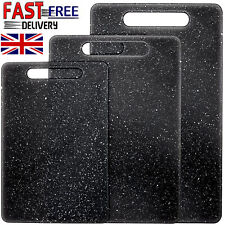 Set of3 Chopping Board Kitchen Food Fruit Meat Cutting Serving Worktop Protector