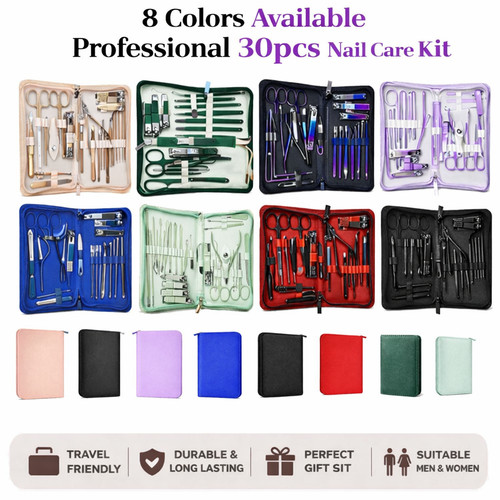 30pcs manicure pedicure - manicure, kit