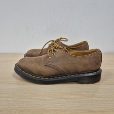 Dr Martens 1461 Dorian Crazy Horse Brown Leather Oxford Shoes Size Uk 6 Eu 39