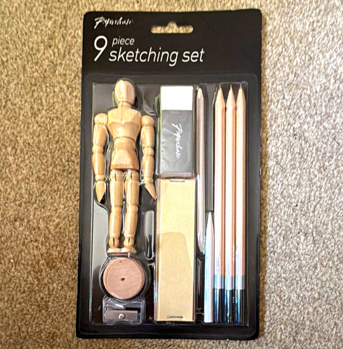 Wooden manikin piece sketch - 9,