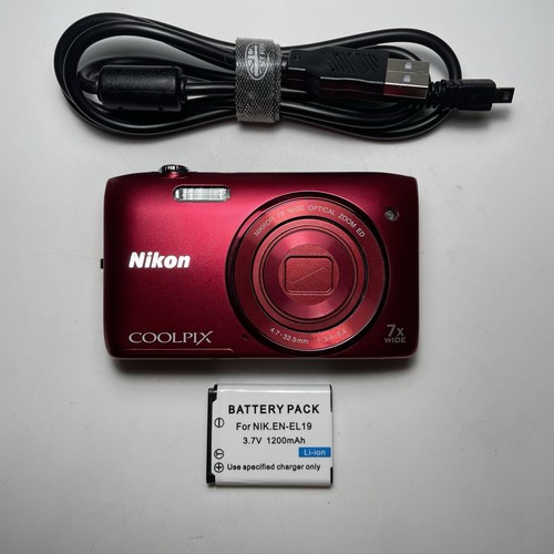 Nikon coolpix s3400 0mp - coolpix, 20.0mp