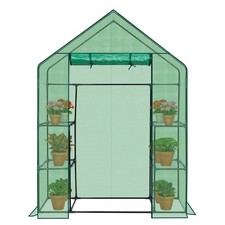 Small Walk-in Greenhouse w/ PE