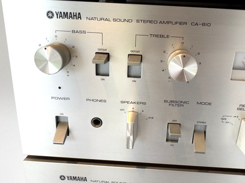 Yamaha 610 stereo amplifier - yamaha, ca-610