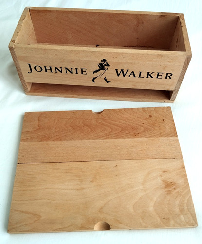 Wooden johnnie walker garnish - wooden,