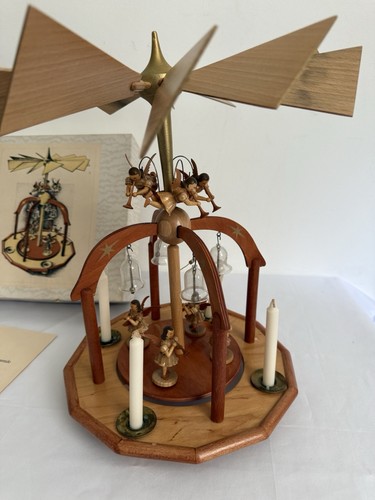 Vtg christmas bell pyramid - vtg,
