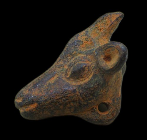 Ancient bronze amulet - ancient,