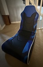 rocker x gaming chair - blue &