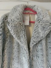 Ladies NEW FAUX FUR LEOPARD