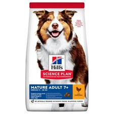 Hills Science Plan Mature Adult 7+ Dry Dog Food (Chicken) 2.5Kg, 14Kg, 18Kg