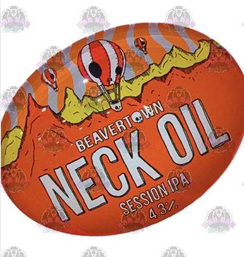 Neckoil bar pump flat badge - bar,