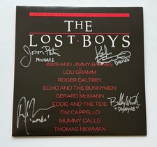 Kiefer Sutherland +3 The Lost Boys Cast Signed VINYL Soundtrack EXACT PROOF A
