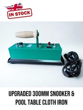 Upgraded 300mm Snooker & Pool Table Cloth Iron - Adjustable Temp - UK STOCK