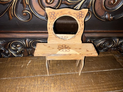 Old miniature dollhouse wooden - old,