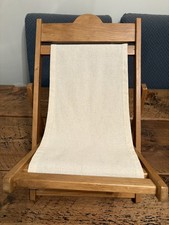Charlie Bears Deck Chair Wooden Seat for display in excellent condition 