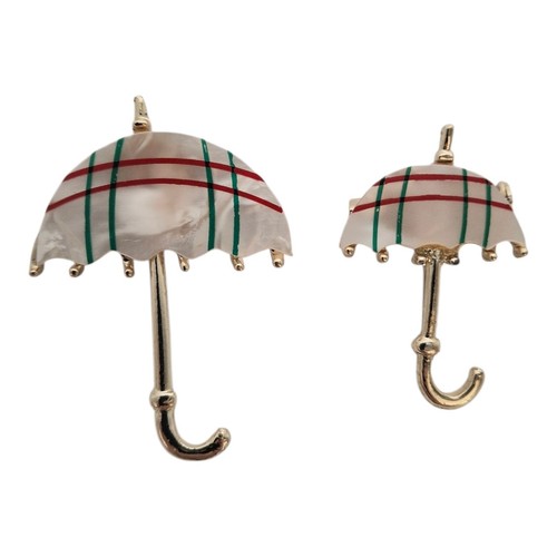 Vintage iridescent umbrella - vintage,