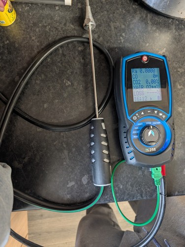 Kane flue gas analyser 458s - -,