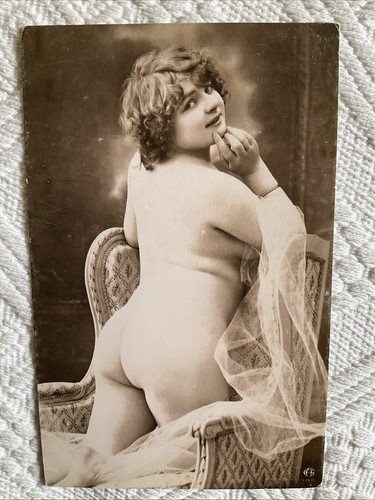 Erotic postcard 20th - erotic,