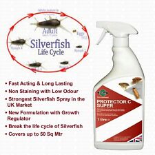 Silverfish - Eradicate Spray for Professional & Amateur Use Protector C Super