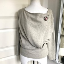 CELTIC CLOTHING Super Geelong Lambswool Jumper Artisan Scotland Size S