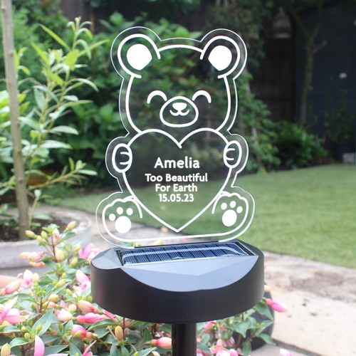 Personalised bear memorial - bear,