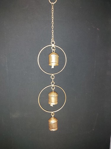 Handmade metal hanging bells - hanging,