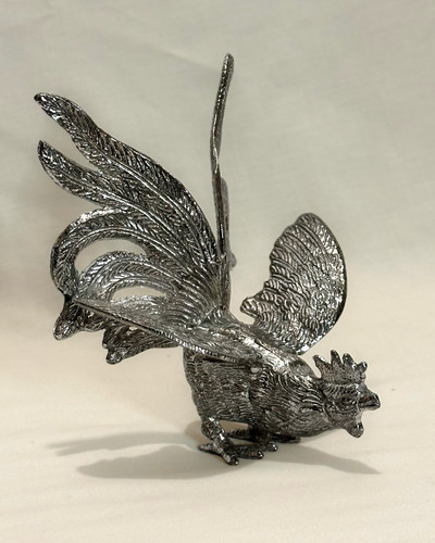 Vintage pair italian silver - pair, of