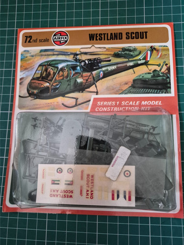 Airfix westland scout blister - airfix,
