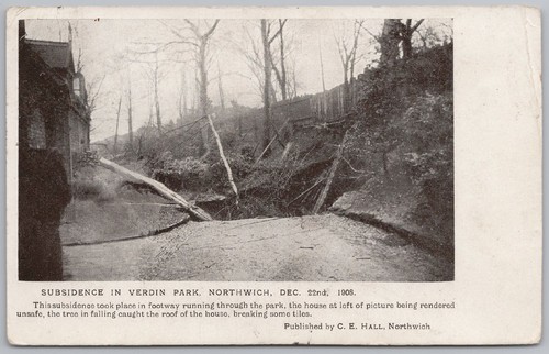 Northwich subsidence verdin - subsidence,