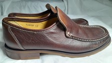 Brown Leather Loafers By