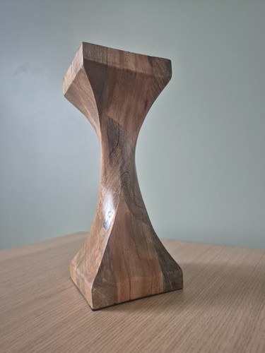 Tall hand crafted - mango, wood