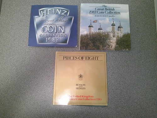 1983 promotional coin sets - coin,