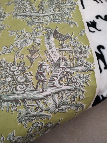 Rare asian chinoiserie toile - rare,