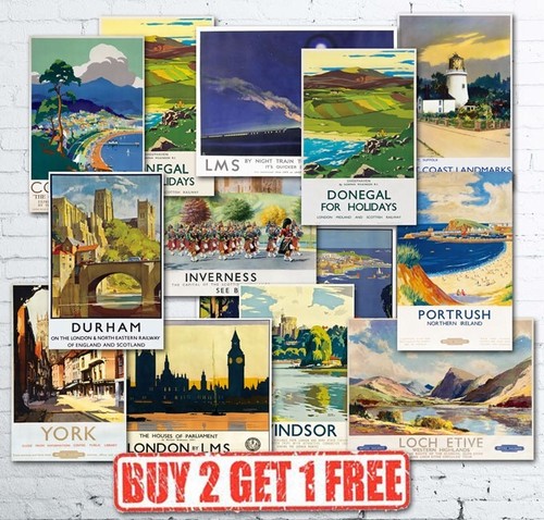Vintage british travel poster - travel,