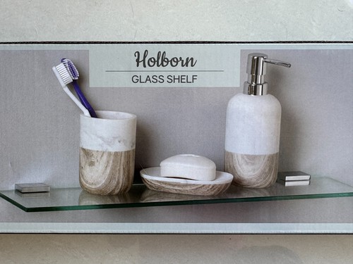 Holborn glass shelf chrome - holborn,