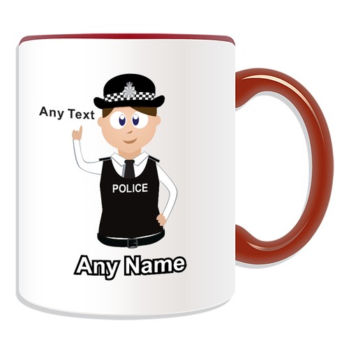 Personalised gift police - personalised, woman