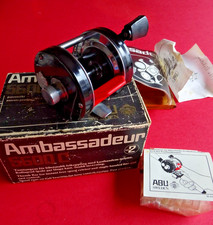 SUPERB POSSIBLY UNUSED RARE BOXED ABU AMBASSADEUR 5600C MULTIPLIER FISHING REEL