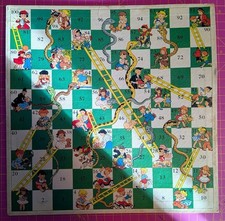 Snakes & Ladders vintage game