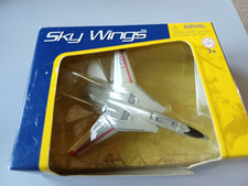 Motorman Sky Wings Diecast Model Aircraft Grumman F14 Tomcat US Navy Top Gun
